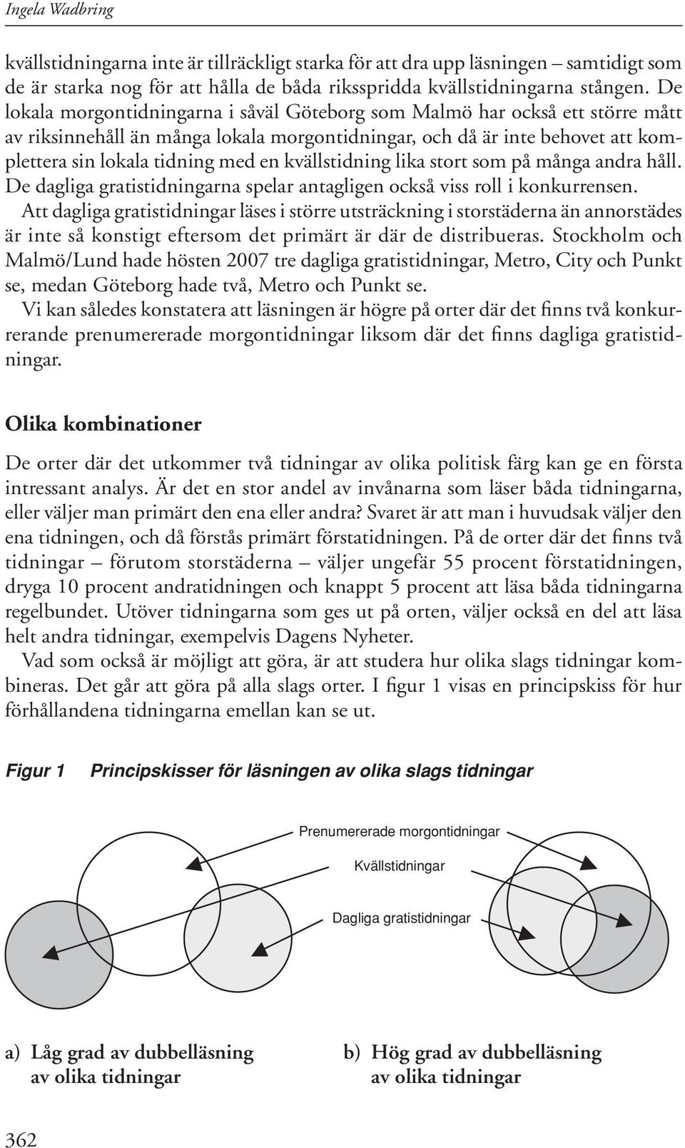 kvällstidning lika stort som på många andra håll. De dagliga gratistidningarna spelar antagligen också viss roll i konkurrensen.