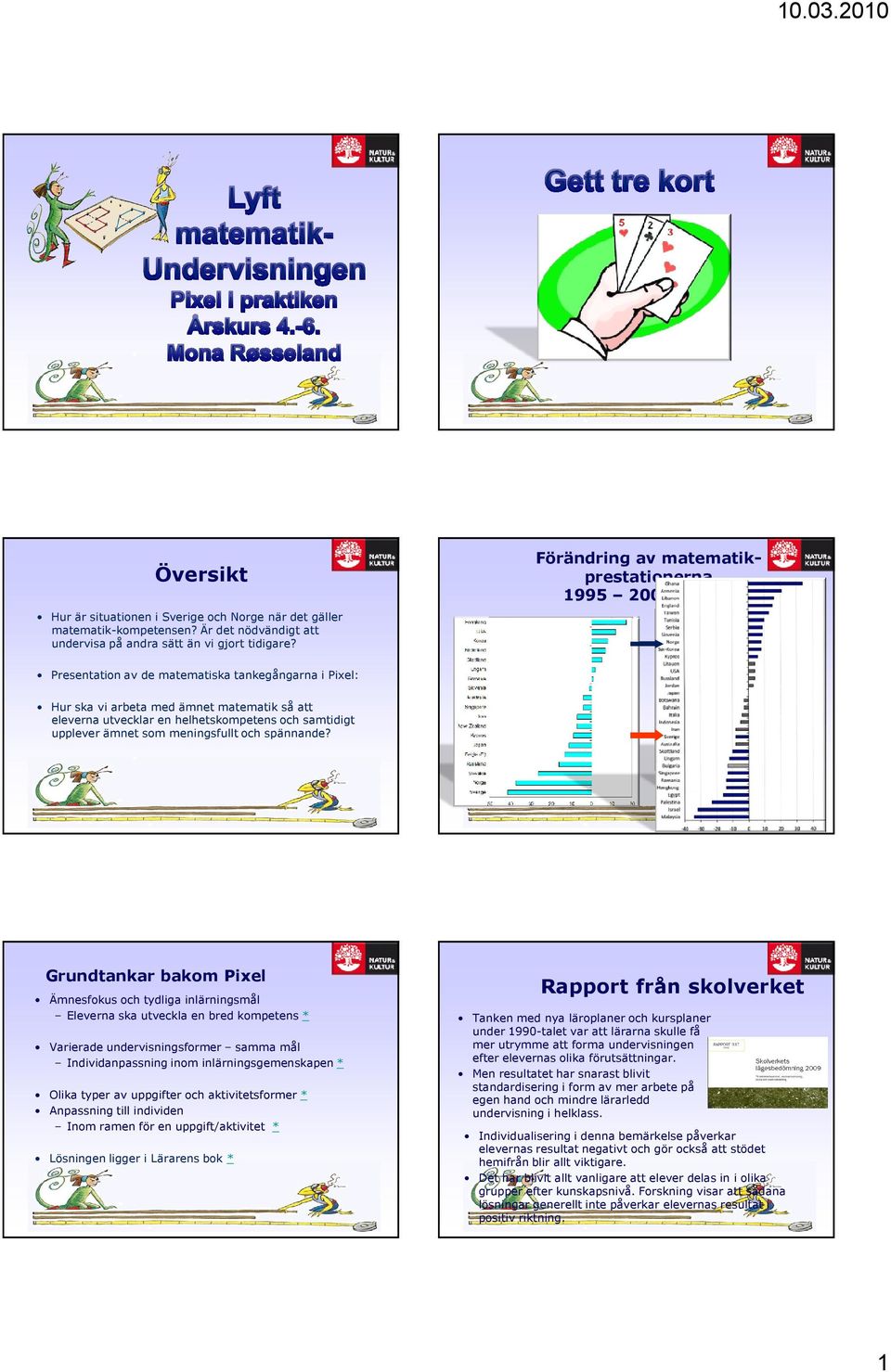 samtidigt upplever ämnet som meningsfullt och spännande?