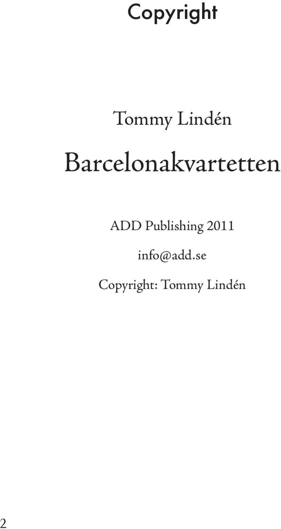 Publishing 2011 info@add.