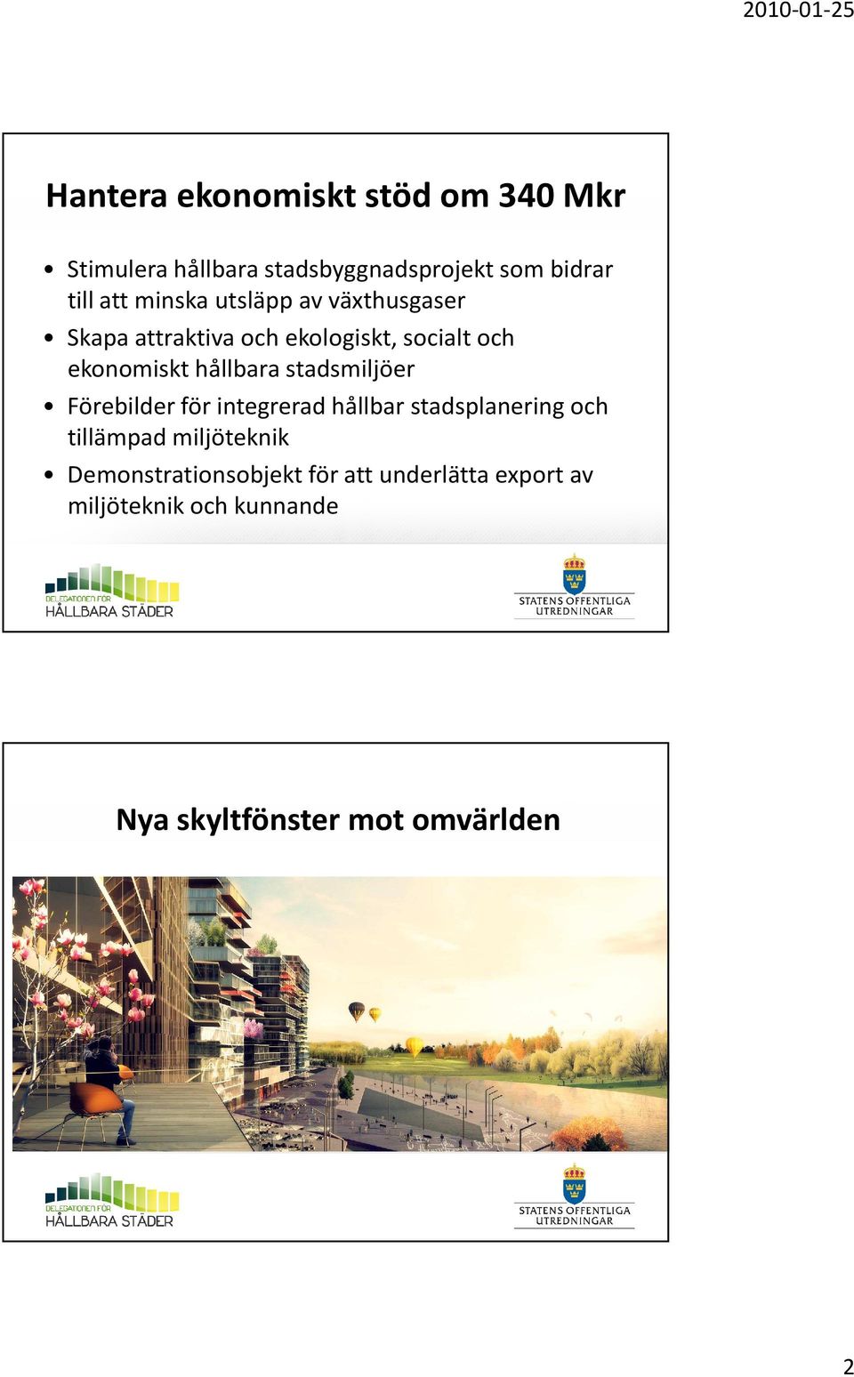 stadsmiljöer Förebilder för integrerad hållbar stadsplanering och tillämpad miljöteknik