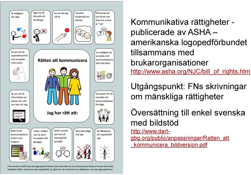 htm Utgångspunkt: FNs skrivningar om mänskliga rättigheter Översättning till enkel