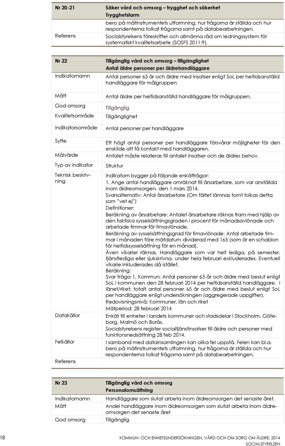 äldre per heltidsanställd handläggare för målgruppen.
