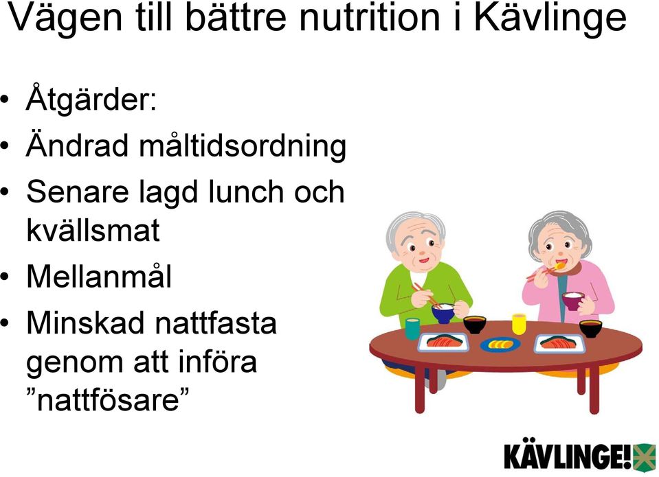 lunch och kvällsmat Mellanmål