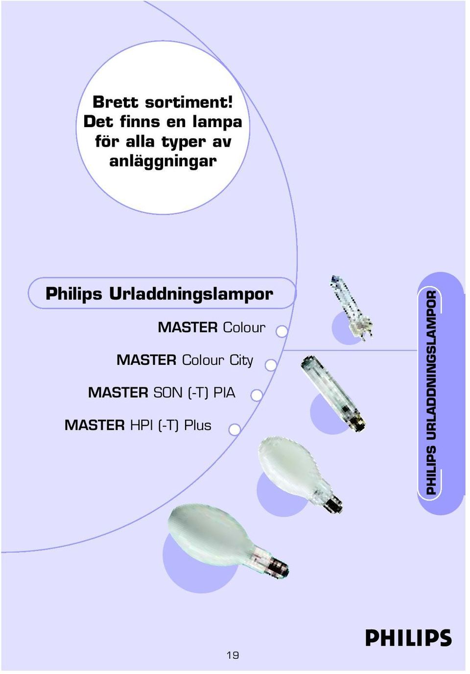 anläggningar Philips Urladdningslampor MASTER