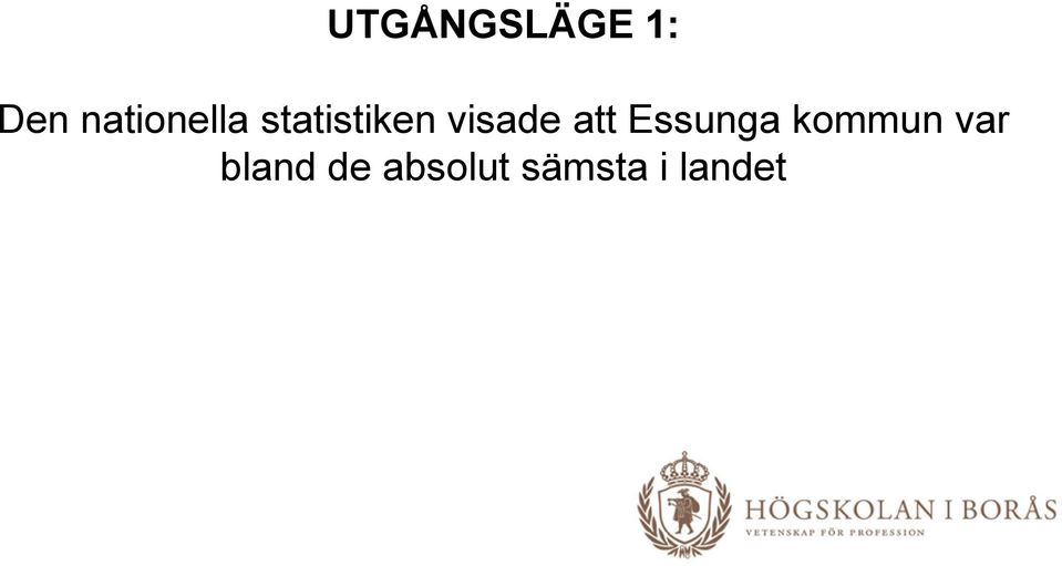 visade att Essunga kommun