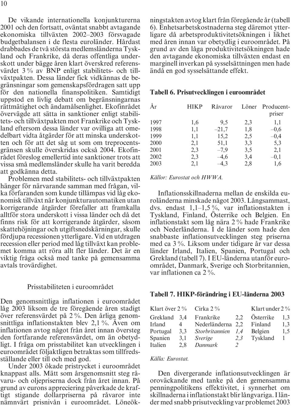 tillväxtpakten. Dessa länder fick vidkännas de begränsningar som gemenskapsfördragen satt upp för den nationella finanspolitiken.