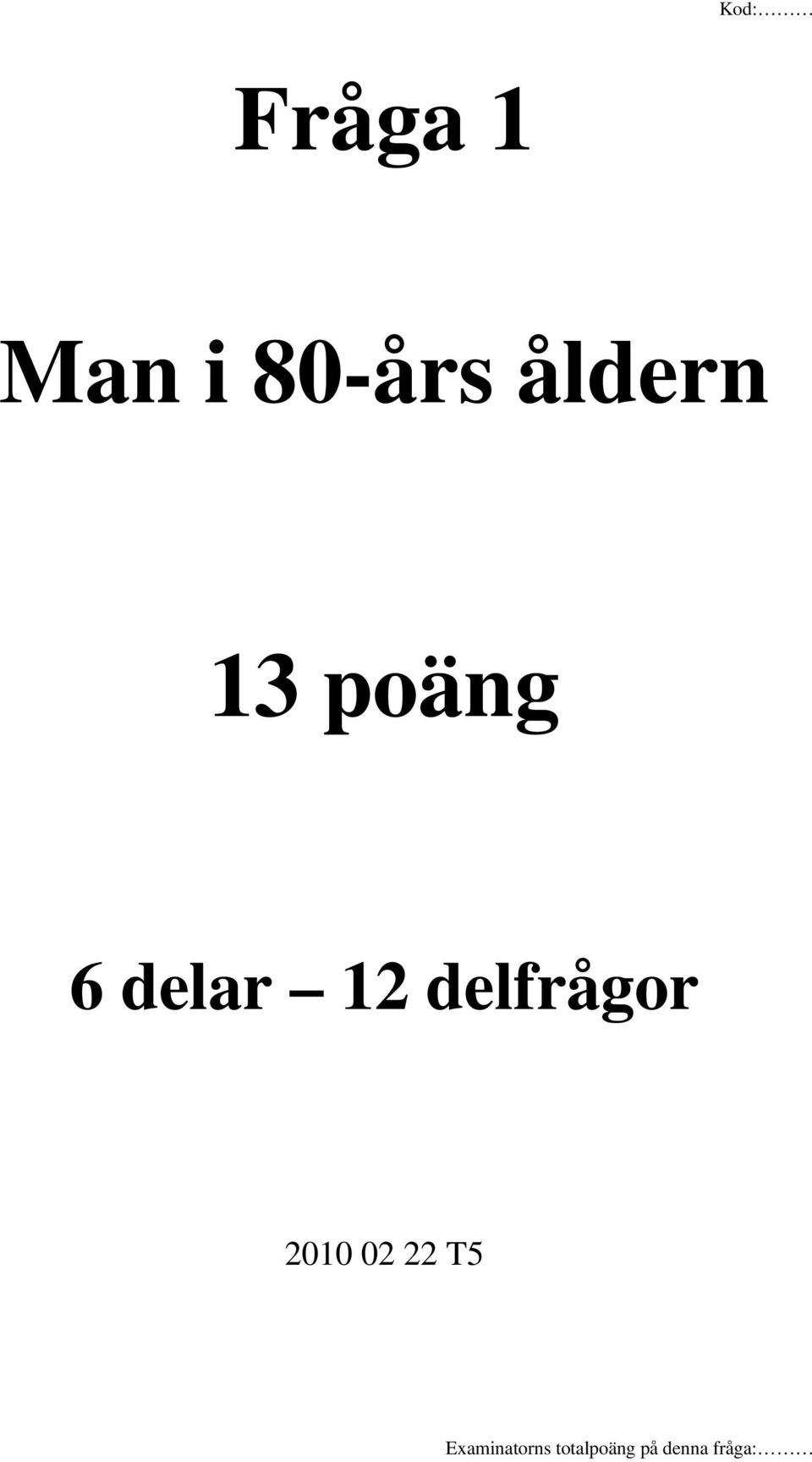 poäng 6 delar 12