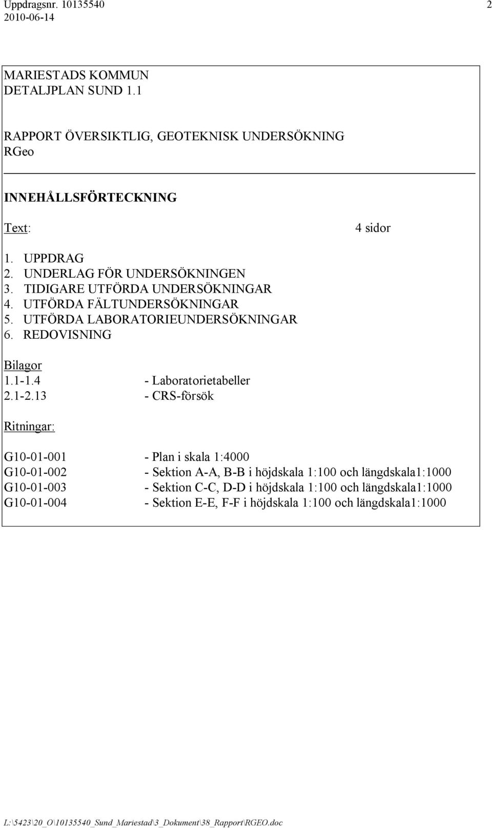 4 - Laboratorietabeller 2.1-2.