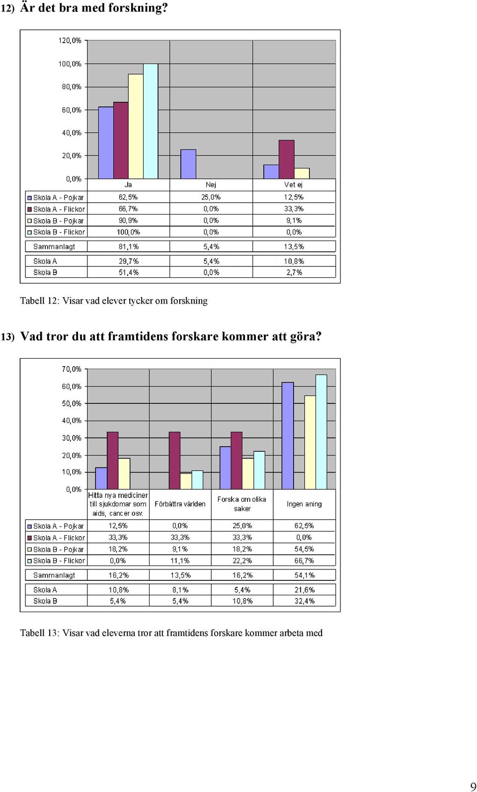 Vad tror du att framtidens forskare kommer att göra?