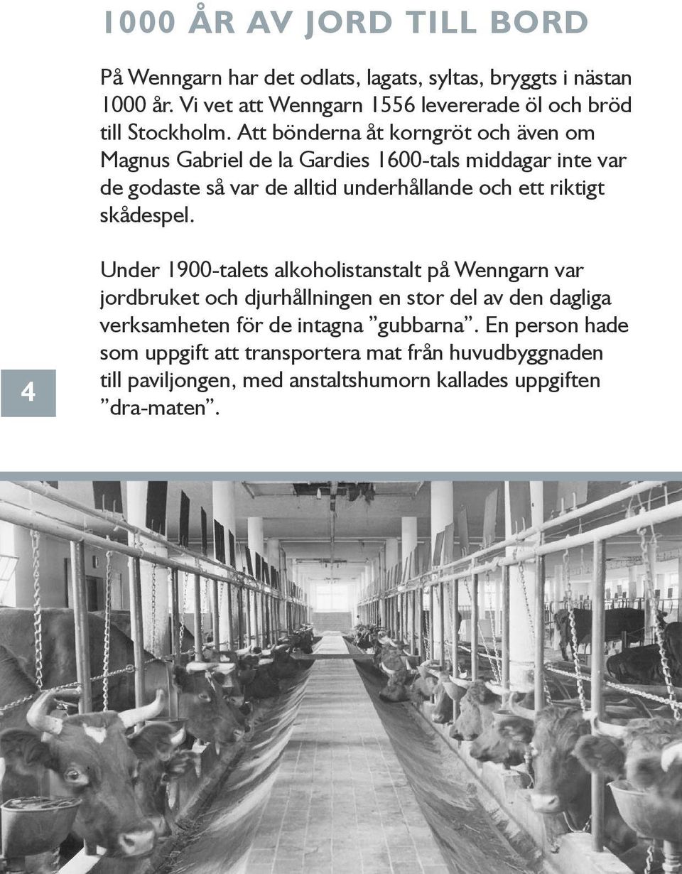 Att bönderna åt korngröt och även om Magnus Gabriel de la Gardies 1600-tals middagar inte var de godaste så var de alltid underhållande och ett riktigt