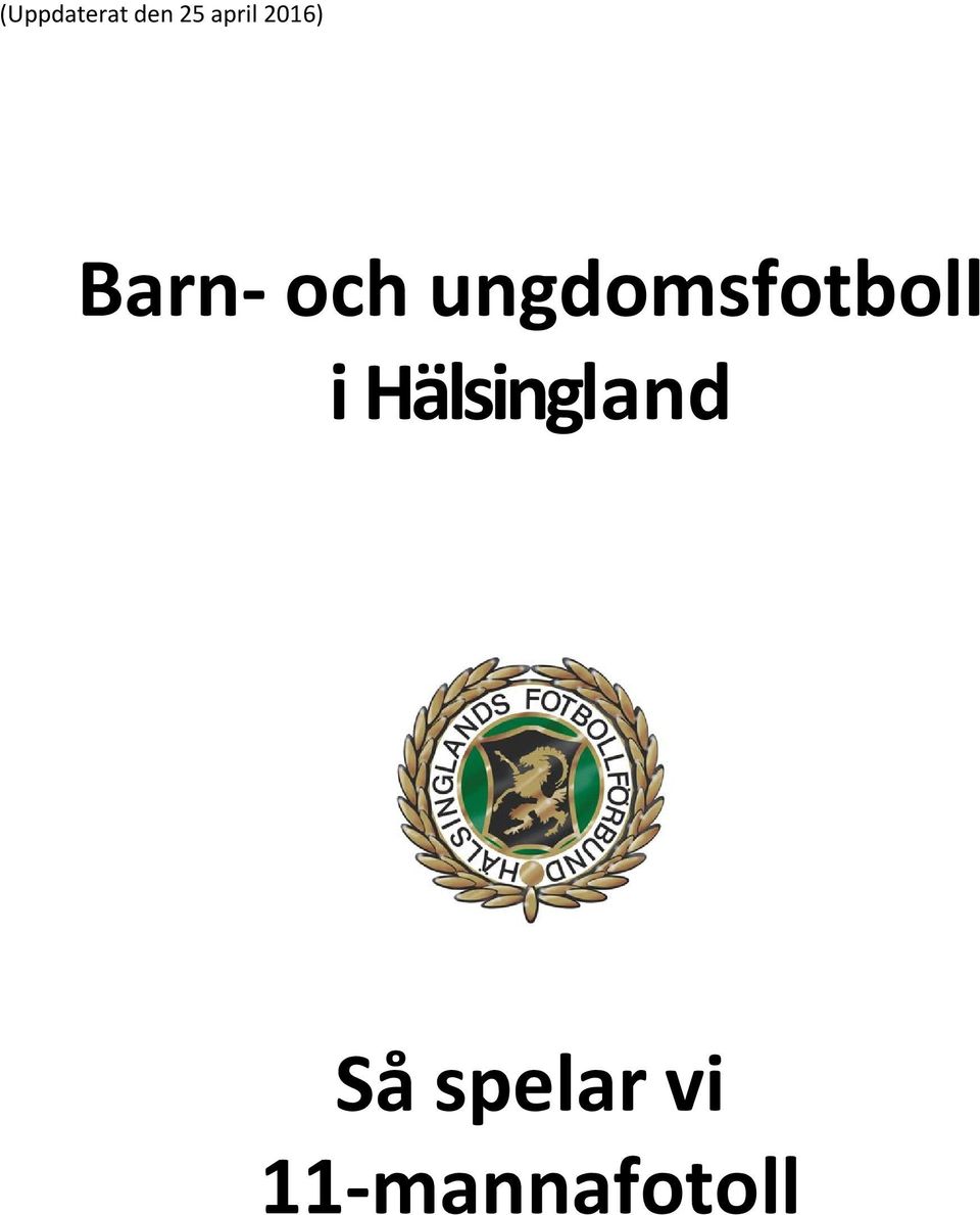 ungdomsfotboll i