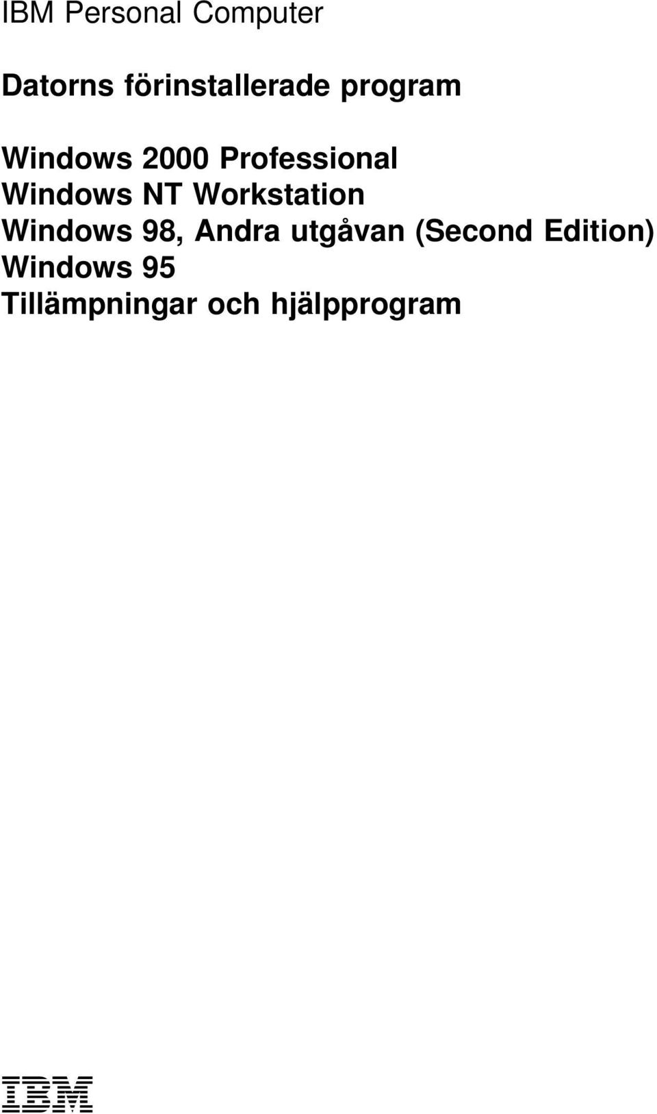 Workstation Windows 98, Andra utgåvan (Second