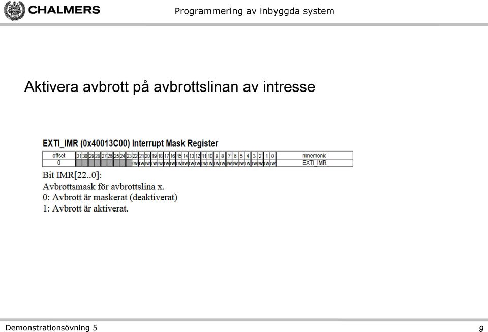 av intresse