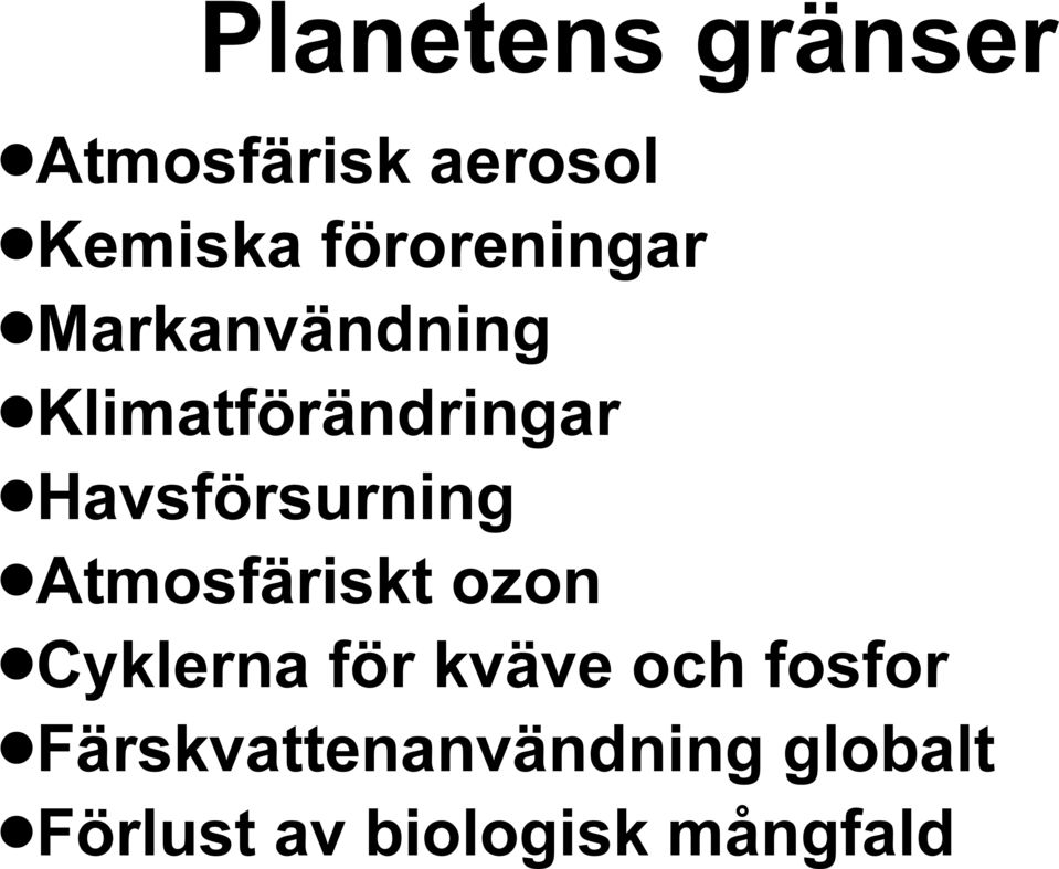 Havsförsurning Atmosfäriskt ozon Cyklerna för kväve