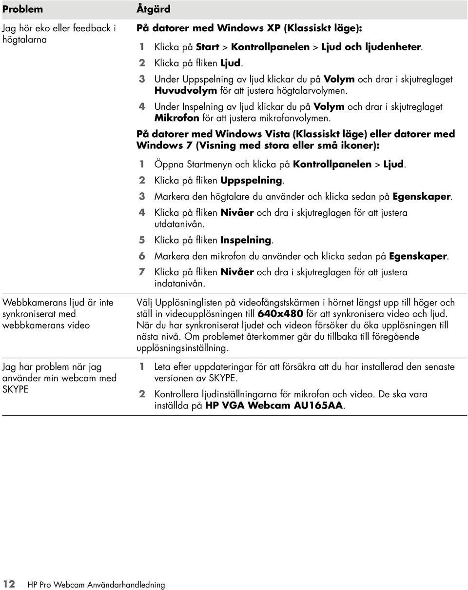 4 Under Inspelning av ljud klickar du på Volym och drar i skjutreglaget Mikrofon för att justera mikrofonvolymen.