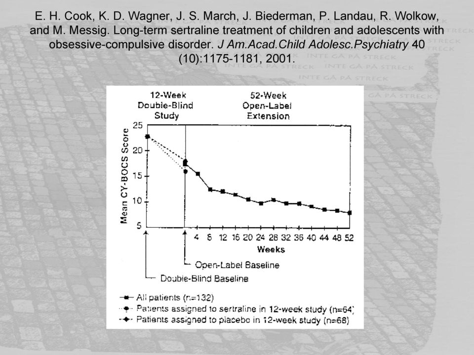 Long-term sertraline treatment of children and adolescents