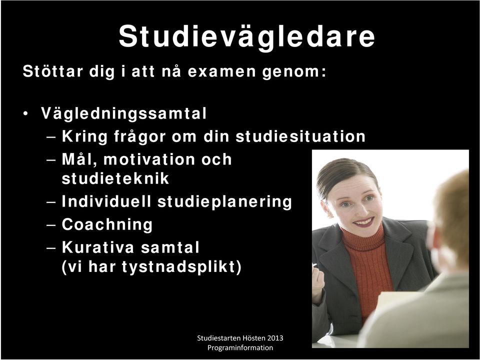 Mål, motivation och studieteknik Individuell