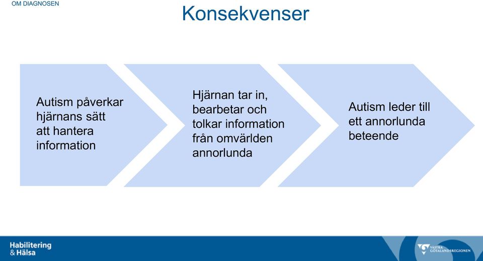 bearbetar och tolkar information från