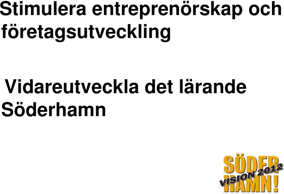 företagsutveckling