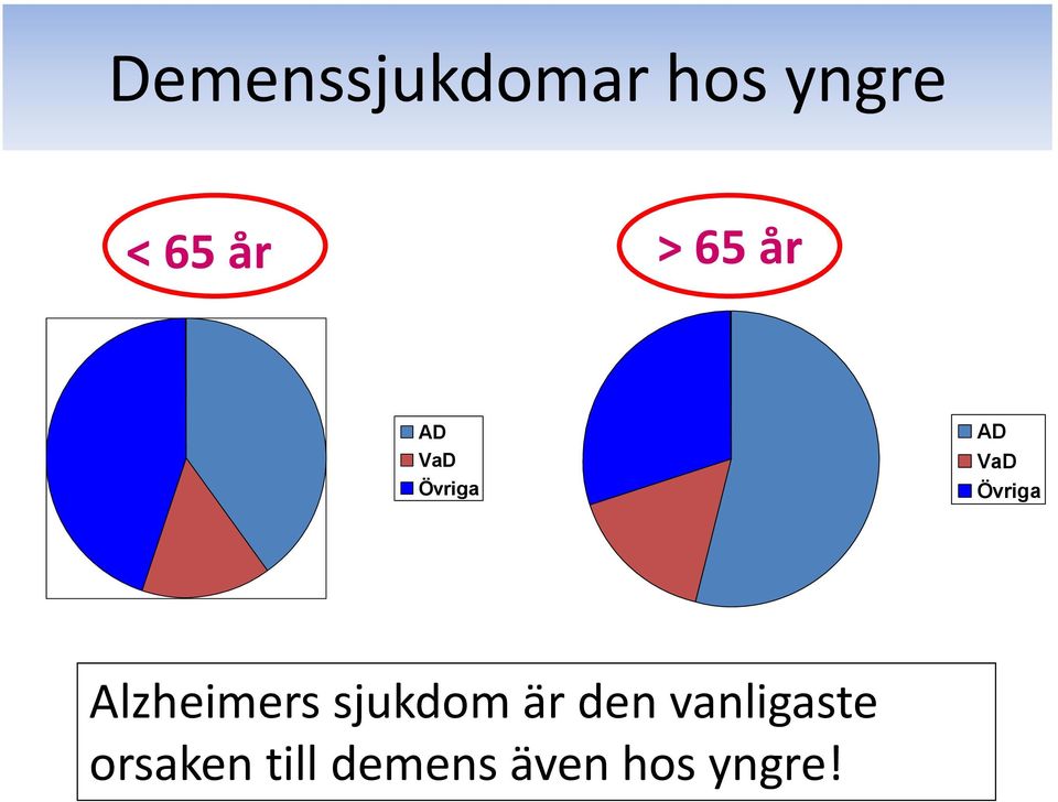 Alzheimers sjukdom är den