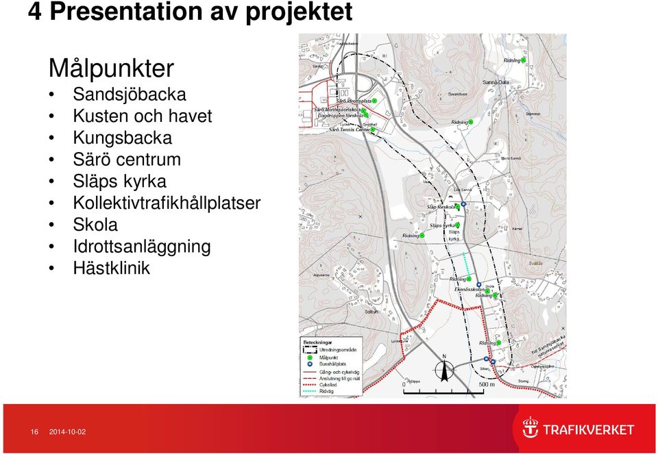 centrum Släps kyrka Kollektivtrafikhållplatser