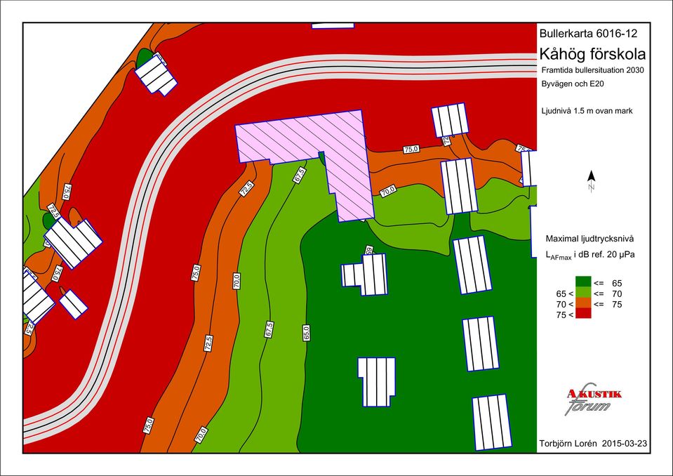 E20 Maximal ljudtrycksnivå L