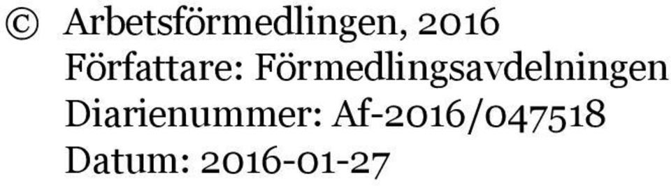 Förmedlingsavdelningen