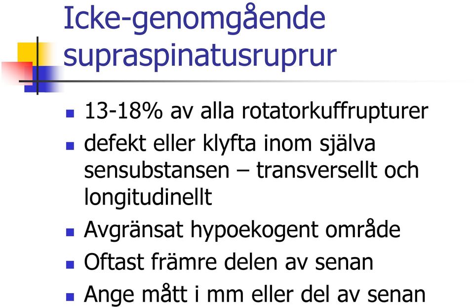 sensubstansen transversellt och longitudinellt Avgränsat