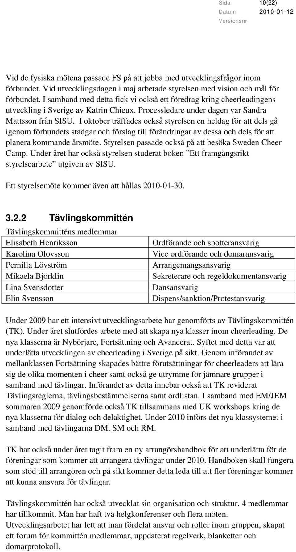I oktober träffades också styrelsen en heldag för att dels gå igenom förbundets stadgar och förslag till förändringar av dessa och dels för att planera kommande årsmöte.