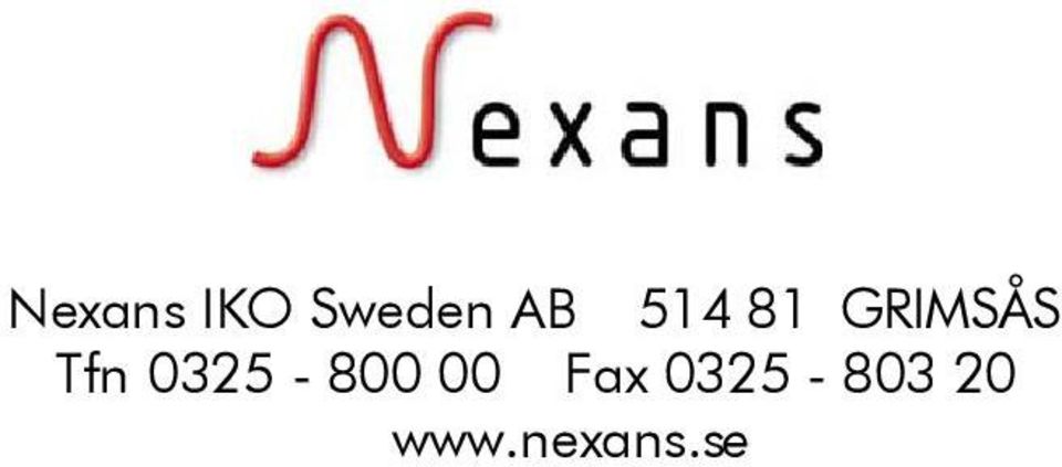 0325-803 20 www.nexans.