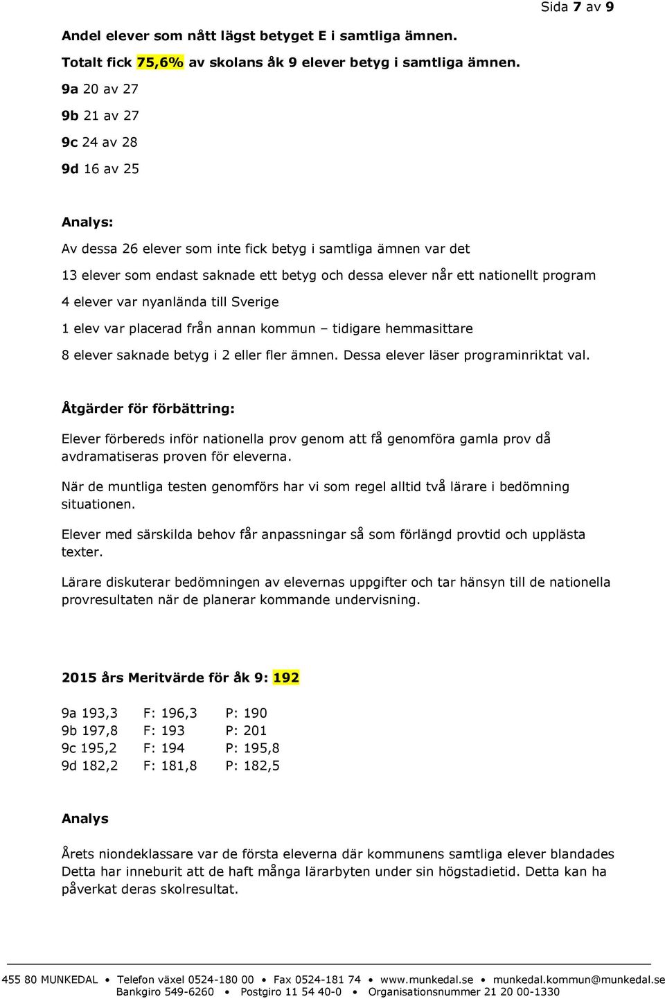 program 4 elever var nyanlända till Sverige 1 elev var placerad från annan kommun tidigare hemmasittare 8 elever saknade betyg i 2 eller fler ämnen. Dessa elever läser programinriktat val.