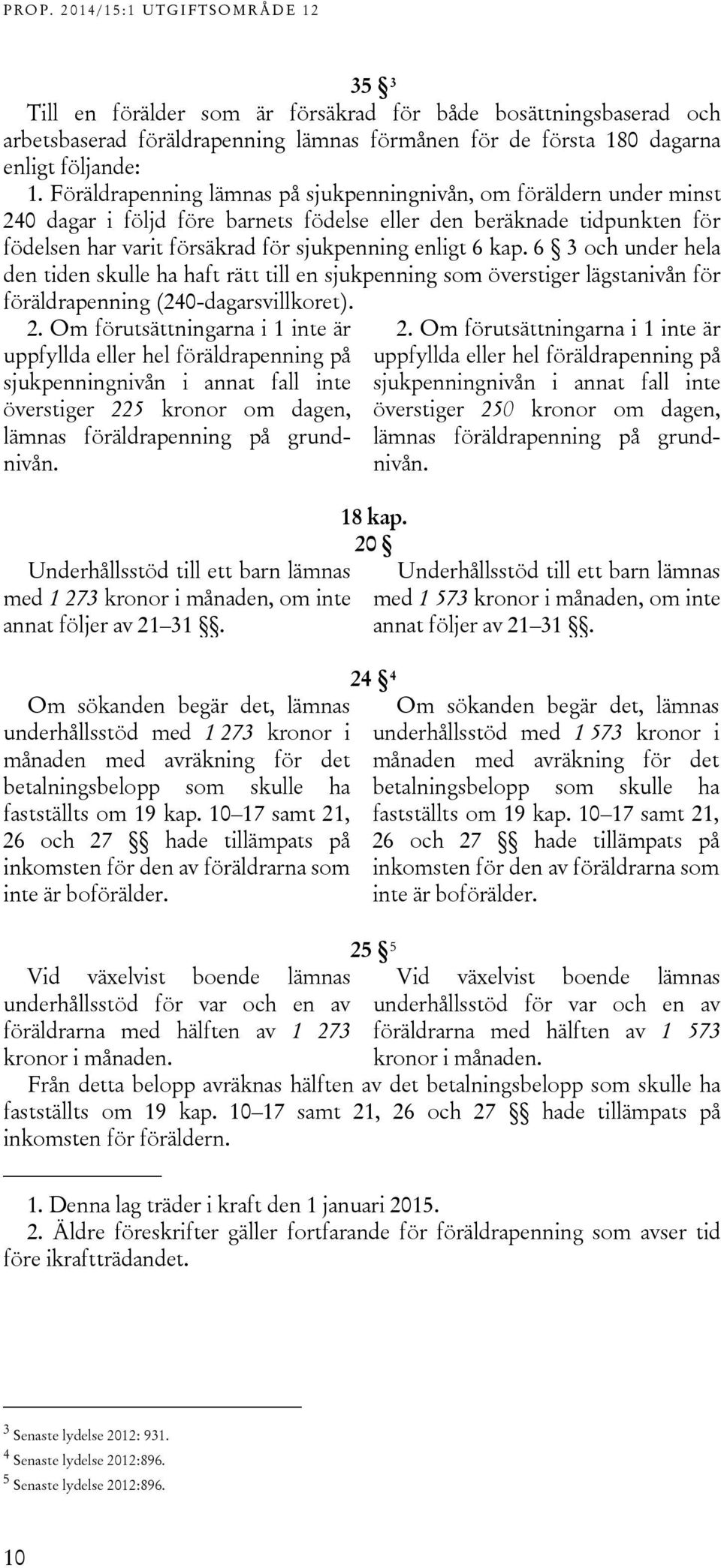 kap. 6 3 och under hela den tiden skulle ha haft rätt till en sjukpenning som överstiger lägstanivån för föräldrapenning (240-dagarsvillkoret). 2.