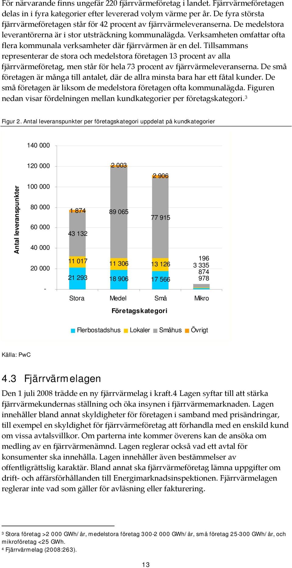 Verksamheten omfattar ofta flera kommunala verksamheter där fjärrvärmen är en del.