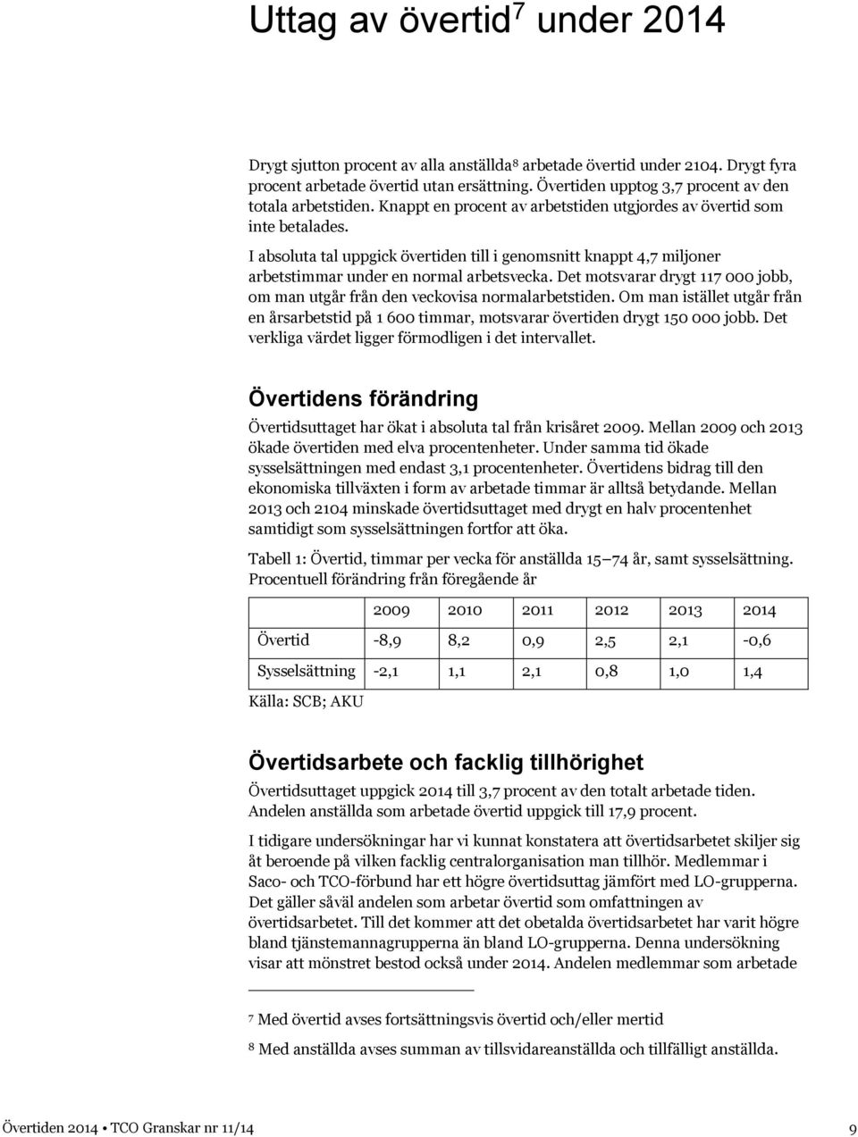 Det motsvarar drygt 117 000 jobb, om man utgår från den veckovisa normalarbetstiden. Om man istället utgår från en årsarbetstid på 1 600 timmar, motsvarar övertiden drygt 150 000 jobb.