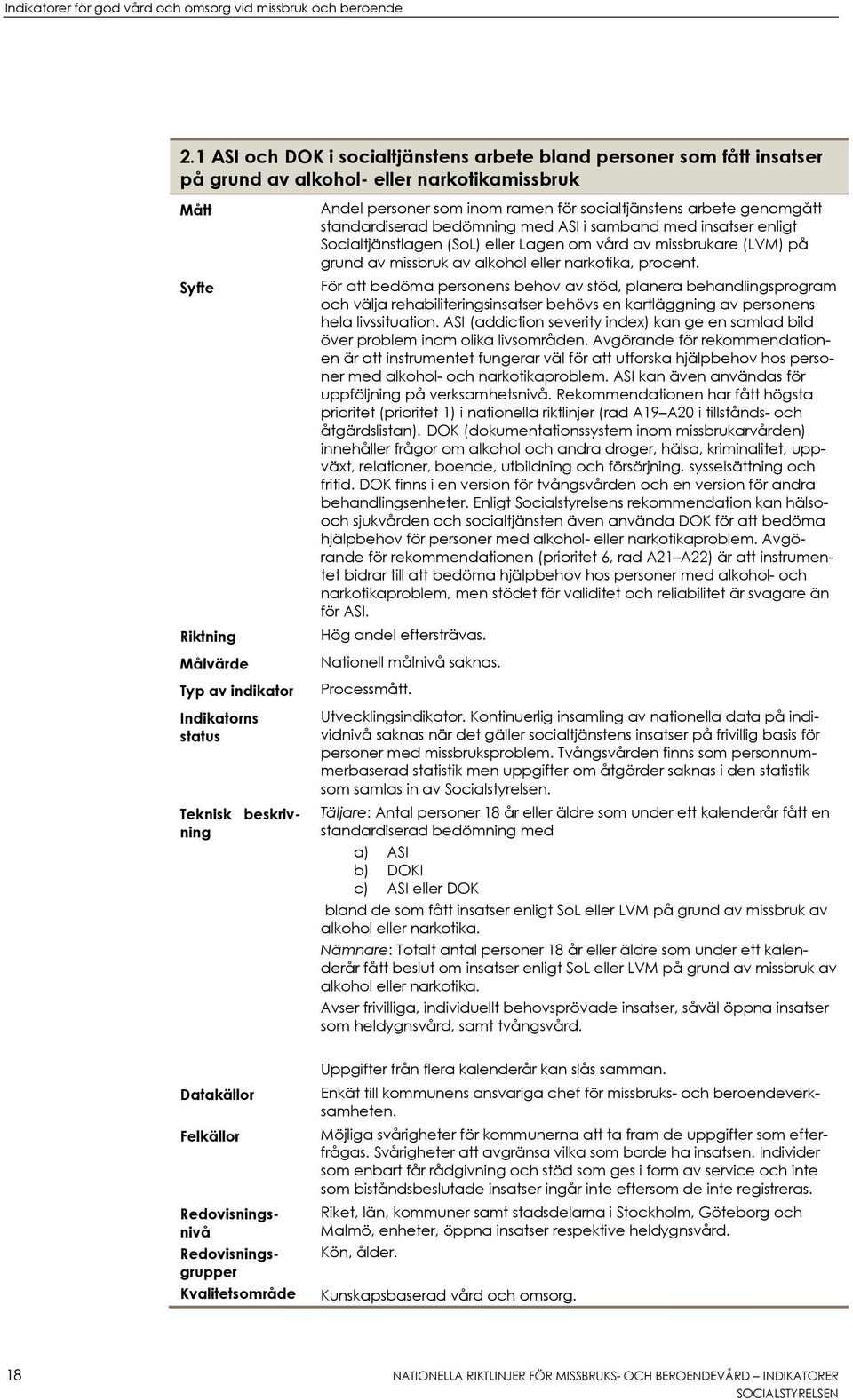 För att bedöma personens behov av stöd, planera behandlingsprogram och välja rehabiliteringsinsatser behövs en kartläggning av personens hela livssituation.