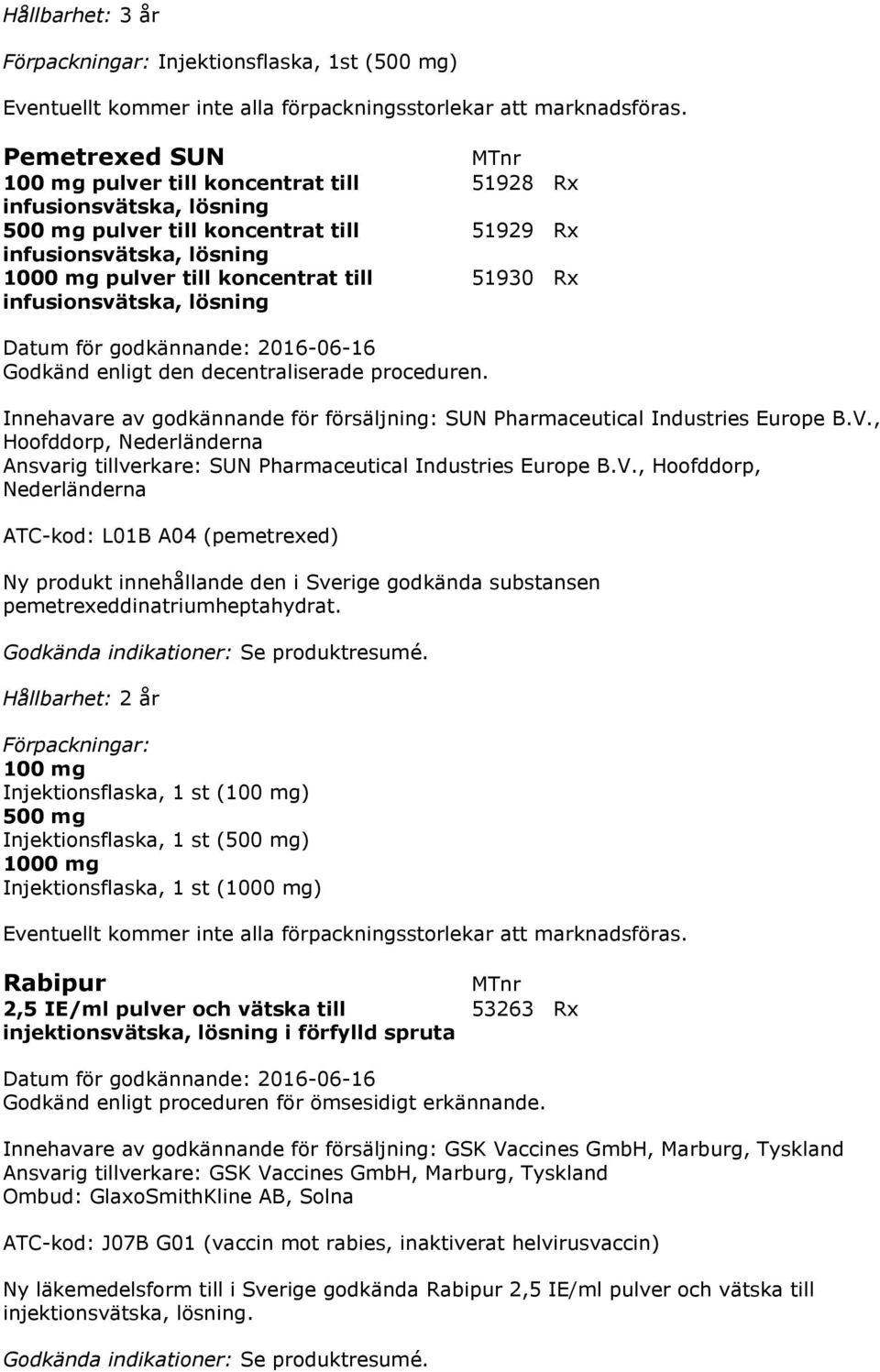 , Hoofddorp, Nederländerna Ansvarig tillverkare: SUN Pharmaceutical Industries Europe B.V.