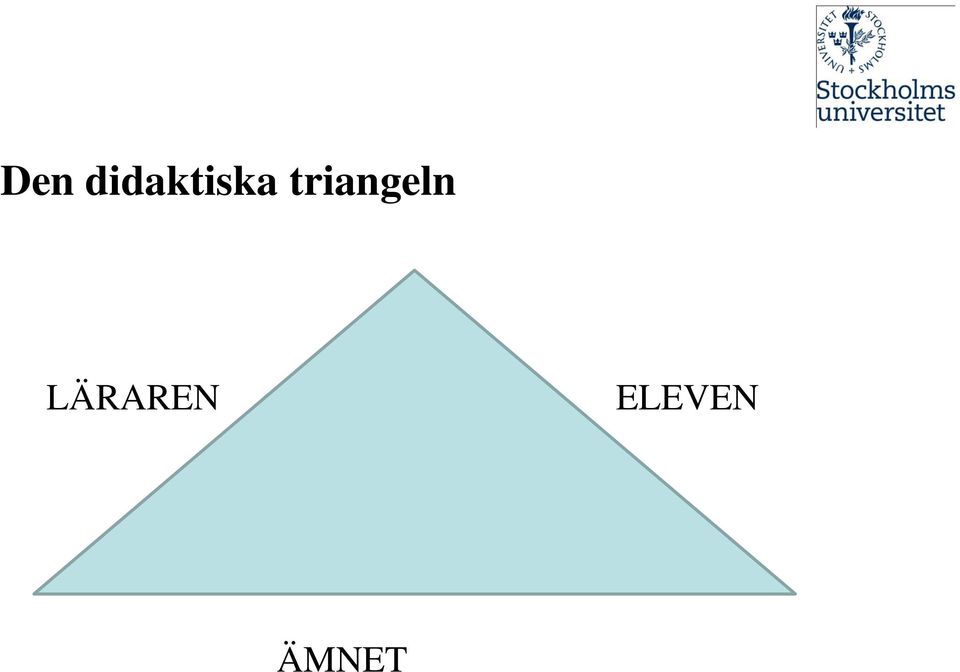 LÄRAREN ÄMNET 1