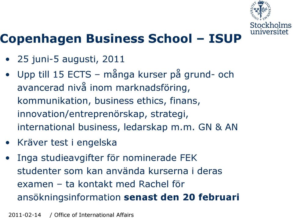 international business, ledarskap m.