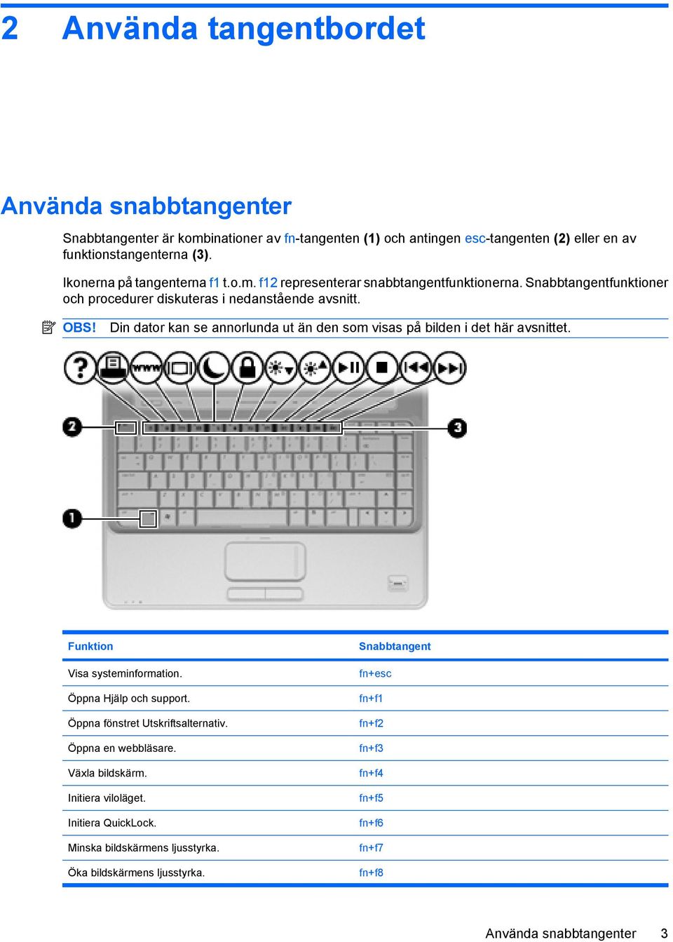 Din dator kan se annorlunda ut än den som visas på bilden i det här avsnittet. Funktion Visa systeminformation. Öppna Hjälp och support. Öppna fönstret Utskriftsalternativ.