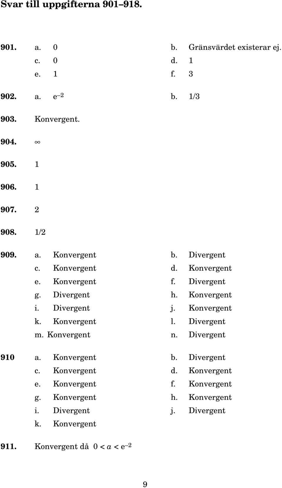 Koverget i. Diverget j. Koverget k. Koverget l. Diverget m. Koverget. Diverget 9 a. Koverget b. Diverget c.