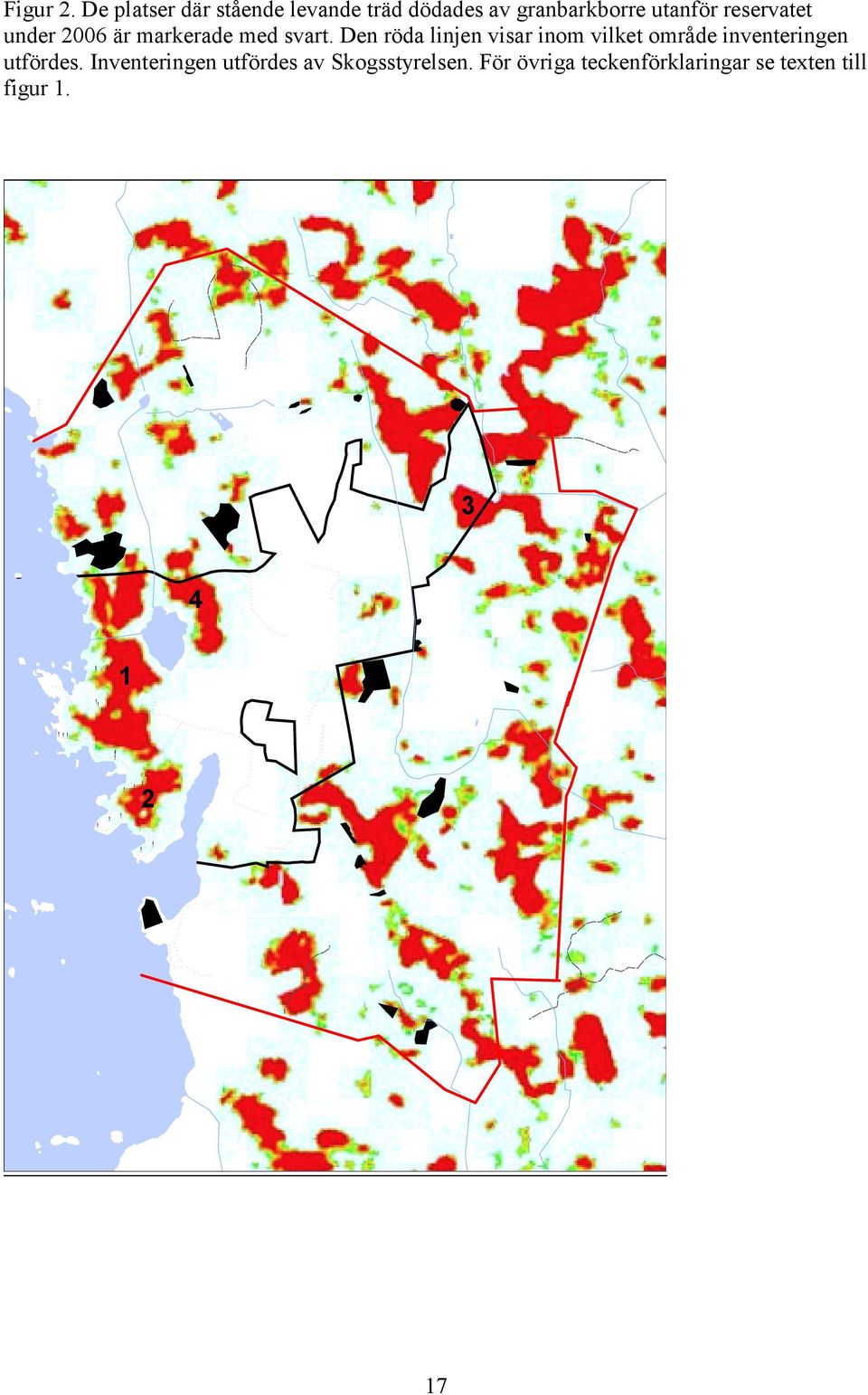 reservatet under 2006 är markerade med svart.