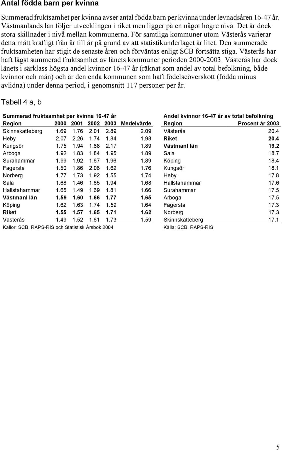 För samtliga kommuner utom Västerås varierar detta mått kraftigt från år till år på grund av att statistikunderlaget är litet.