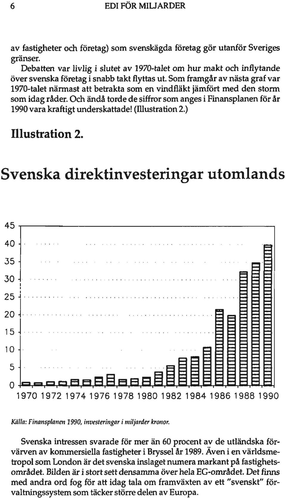 Som framgår av nästa graf var 1970-talet närmast att betrakta som en vindfläkt jämfört med den storm som idag råder.