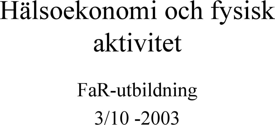 aktivitet