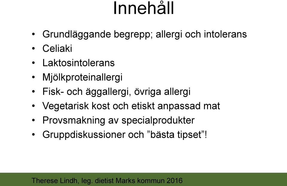 allergi Vegetarisk kost och etiskt anpassad mat Provsmakning av