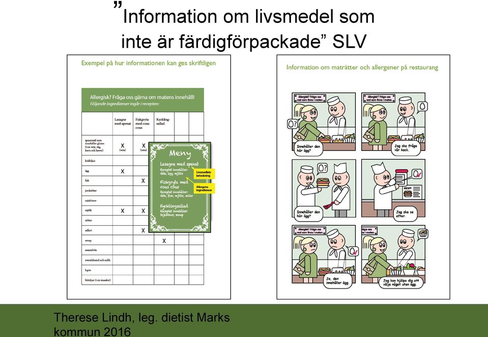 färdigförpackade SLV