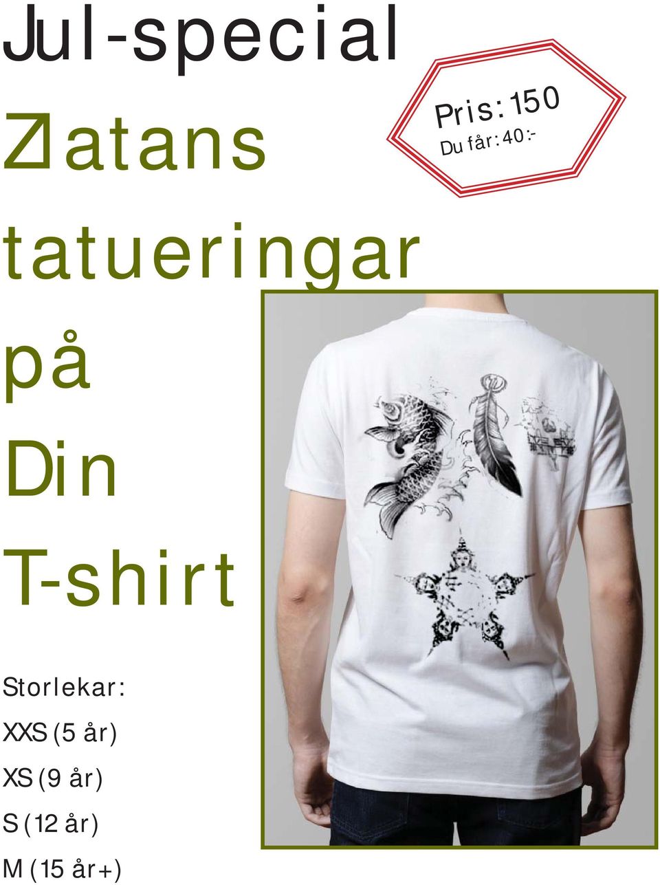 T-shirt Storlekar: XXS