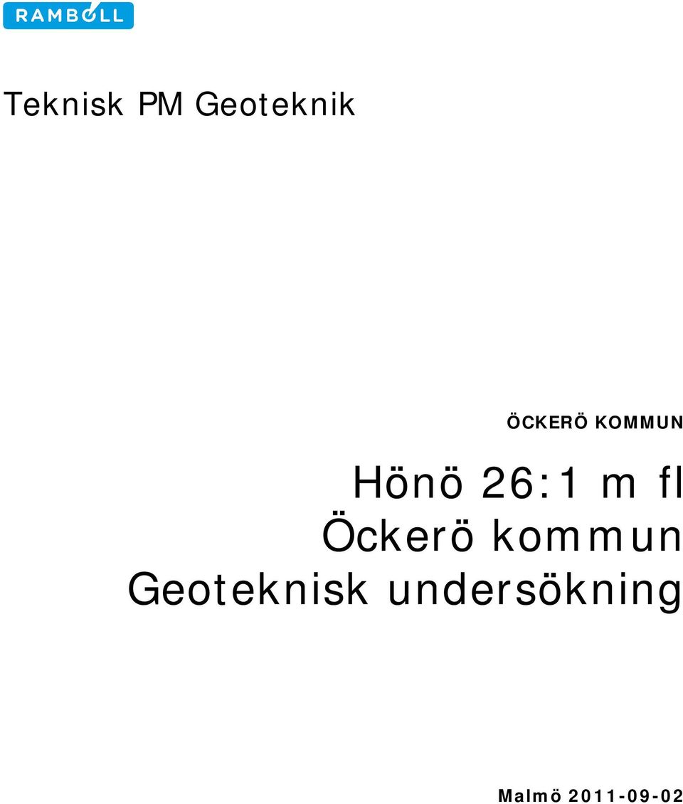 kommun Geoteknisk