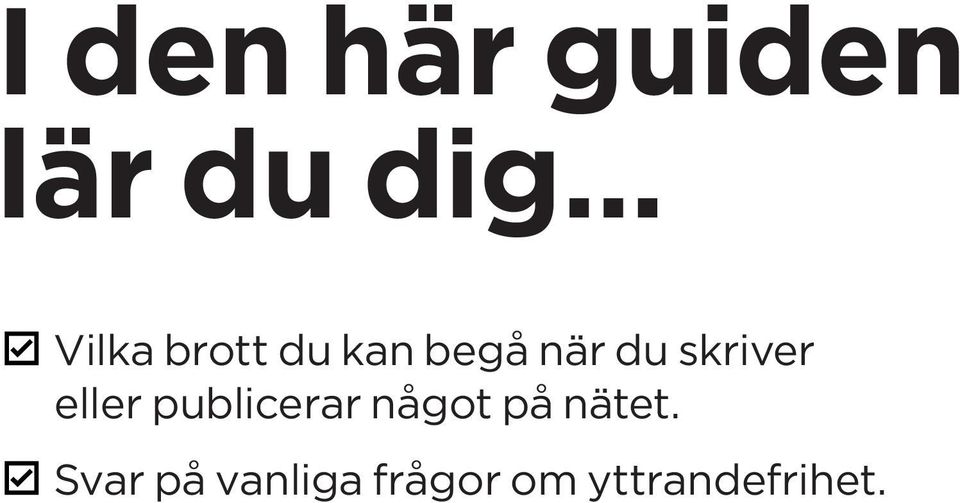 eller publicerar något på nätet.