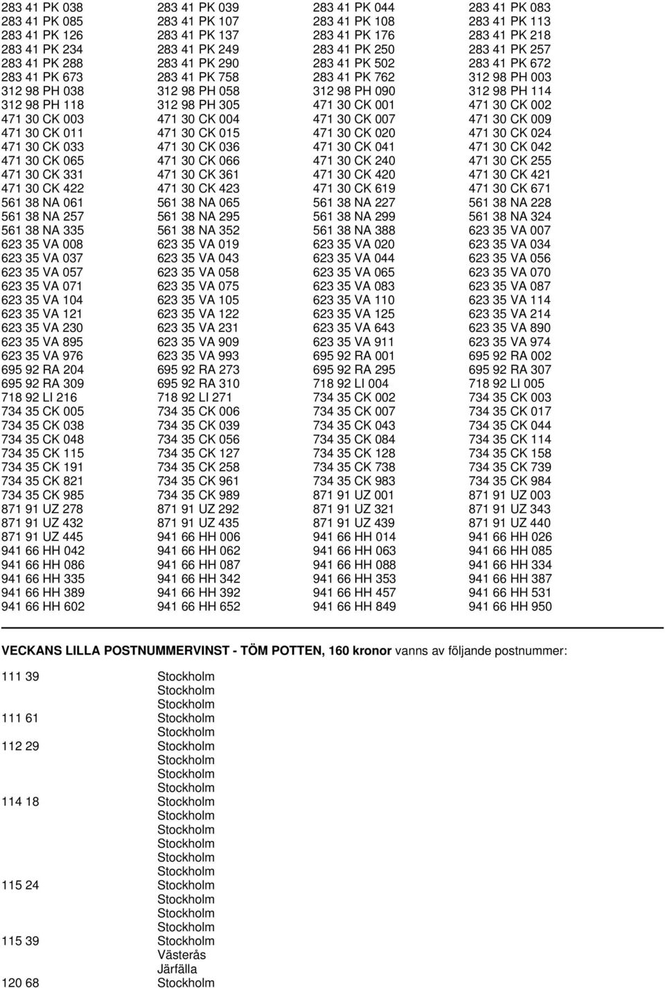 PH 118 312 98 PH 305 471 30 CK 001 471 30 CK 002 471 30 CK 003 471 30 CK 004 471 30 CK 007 471 30 CK 009 471 30 CK 011 471 30 CK 015 471 30 CK 020 471 30 CK 024 471 30 CK 033 471 30 CK 036 471 30 CK